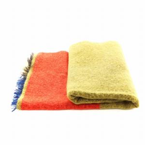 Pal'las Palace マフラー フリンジ マルチカラー 青 ブルー 緑 グリーン 赤 レッド /AN3