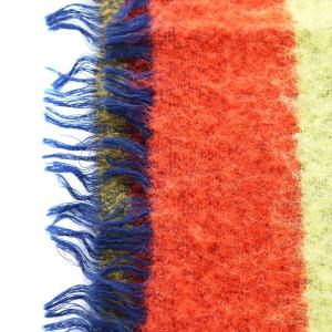 Pal'las Palace マフラー フリンジ マルチカラー 青 ブルー 緑 グリーン 赤 レッド /AN3