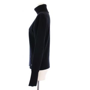 FOXEY ニット タートルネック シルクカシミヤ混 38 ブラック 39291