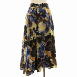 UNITED TOKYO UNITEDTOKYO スプレッドアートプリントスカート フレア ロング 総柄 1 マルチカラー 500544003 /EE