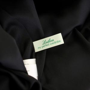 Leilian my perfect wardrobe 1301000 プリーツスカート フレア ミモレ ロング 総レース 13+ 黒 ブラック