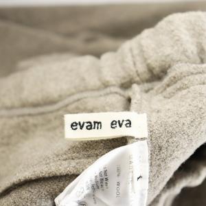 evam eva evameva エバムエバ press wool pants イージーパンツ ウール 1 グレー E203K056 /AN41