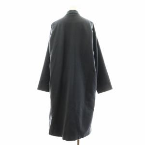 evam eva evameva エバムエバ ガウンコート ロング丈 アンゴラ アウター 2 ダークグリーン E183T142 /AN29