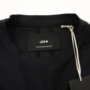 junhashimoto JH+ TECH CREW L/S 1102420034 Tシャツ カットソー 長袖 クルーネック ストレッチ 3 黒 ブラック