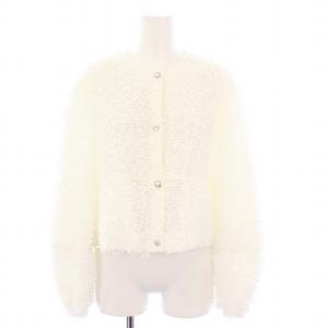 24SS ノーカラージャケット ホワイト 24-LD24S-JK001