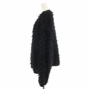 INSCRIRE 24AW Tulle Liner Jacket 38 ブラック I24AW-BZ67