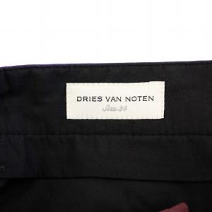 DRIES VAN NOTEN ワイドパンツ 総柄 シルクコットン 34 マルチカラー