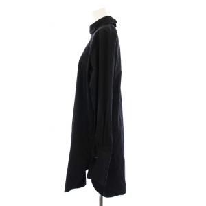 DRIES VAN NOTEN シャツワンピース ハイネック XS ブラック