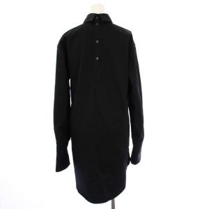 DRIES VAN NOTEN シャツワンピース ハイネック XS ブラック