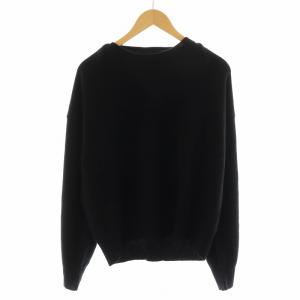 ニット セーター カシミヤ M ブラック