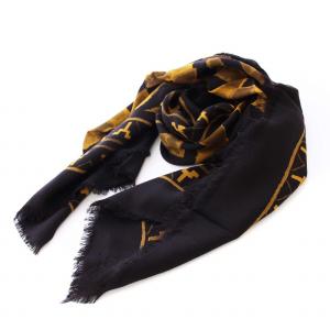 ストール ショール ウール ブラック