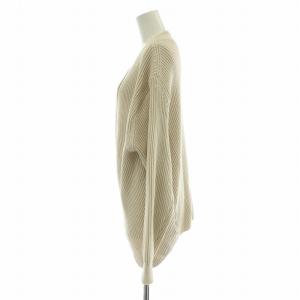 MUSE de Deuxieme Classe Code Lily Vネックプルオーバー リブニット 長袖 ストレッチ F ベージュ 21080500407010