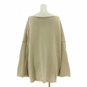 Deuxieme Classe ニュアンスニット 長袖 ボートネック 無地 ストレッチ F ベージュ 19080500709110