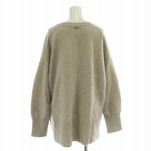 MUSE de Deuxieme Classe OLBIA クルーネックプルオーバー ニット 長袖 無地 ストレッチ 薄手 ウール カシミヤ混 シルク混