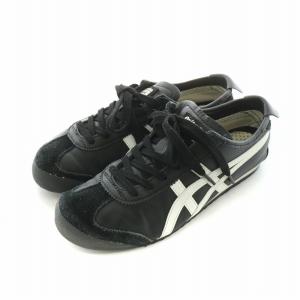 Onitsuka Tiger MEXICO66 スニーカー シューズ 25.0cm ブラック ホワイト 1183C102 /NQ