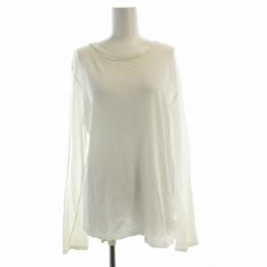 21SS カットソー ボートネック 長袖 白 ホワイト 21-070-500-8060-1-0 /RO