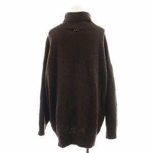 MUSE de Deuxieme Classe 21AW JUSPER タートルネックプルオーバー ニット セーター 長袖 カシミヤ混 茶 ブラウン 21080500430030