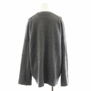 EVERYDAY I LIKE 22AW Aries クルーネック プルオーバー ニット セーター 長袖 ウール グレー 22080500818030