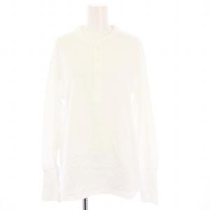 LONGSLEEVE Tシャツ カットソー ヘンリーネック 長袖 ホワイト 25070510001810
