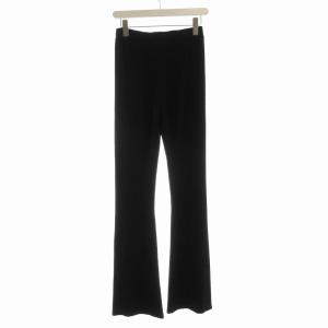 Deuxieme Classe 21AW TEX リブレギンス パンツ イージー ニット セーター 黒 ブラック 21-030-500-8180-3-0