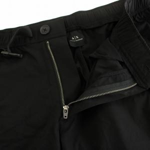 A/X ARMANI EXCHANGE トラウザーズ TROUSERS イージーパンツ ベルト 32 黒 ブラック 3KZP54 ZNHQZ /YT