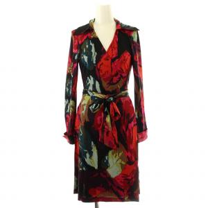 ラップワンピース ミニ 総柄 2 マルチカラー