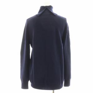 JIL SANDER SWEATER HN LS ニット ウール 34 ネイビー J04GP0002