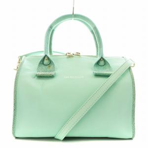 ハンドバッグ ショルダーバッグ 2way レザー ミントグリーン /AN16 D OH