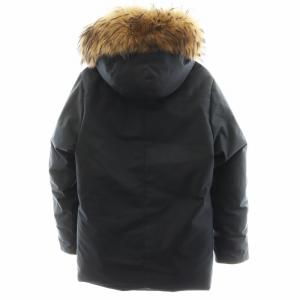 PYRENEX ANNECY ダウンジャケット ラクーンファー M ブラック CFU262000085