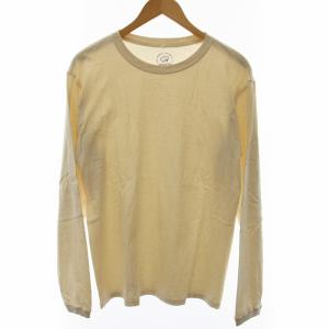 Tシャツ カットソー 長袖 LARGE アイボリー 24shn /RE