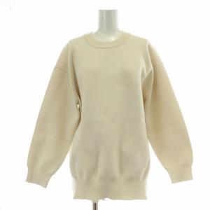 トレーナー スウェット ストレッチ 長袖 クルーネック 無地 XS アイボリー /BB