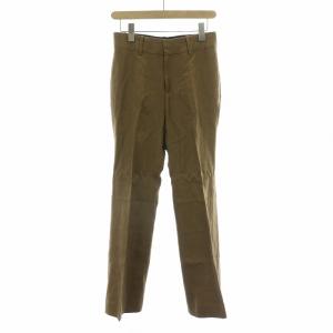 アササルファーゾメパンツ テーパード スラックス ジップフライ 36 茶 ブラウン 19030500702110