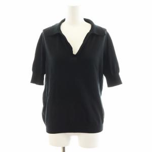 18SS ポロシャツ 半袖 コットン S 黒 ブラック S51HA0810 /AN16