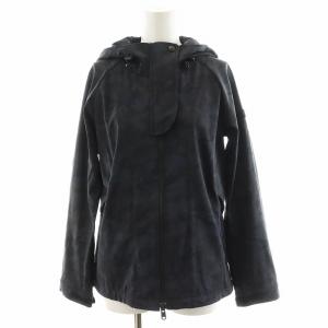 パーカー ジップアップ 迷彩柄 カモフラ 2 紺 ネイビー 黒 ブラック LTA15S4463 /AN44