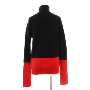 AP STUDIO 17080586103030 ニット セーター 長袖 タートルネック バイカラー ウール 紺 ネイビー