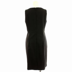 Theory ノースリーブワンピース 01-8105545-050-702 ひざ丈 ワンピース 2 黒 ブラック