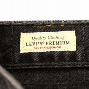 Levis PReMIUM XL STRAIGHT AB7010003 デニムパンツ ジーンズ ワイド ジーンズ 27 黒 ブラック