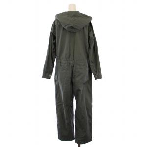 Spick&Span 21AW フーディジャンプスーツ オールインワン オーバーオール 長袖 36 グリーン 21030200211030