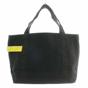 TEMBEA トートバッグ ハンドバッグ キャンバス バイカラー 黒 ブラック 黄色 イエロー /BB