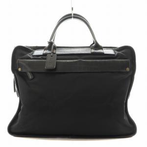 ビジネスバッグ クロコ型押し ブラック 8637/3