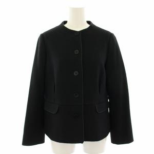 ノーカラージャケット アウター 9AR 黒 ブラック 57-11-9063 /YT