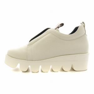 Hills Avenue スニーカー シューズ 厚底 レザー 24.0cm 白 ホワイト 1501 /AN1