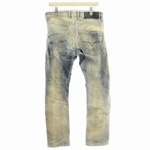 DIESEL デニムパンツ KROOLEY ダメージ加工 ブリーチ ジーンズ 30 青 ブルー /G
