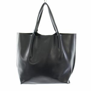 GIANNI CHIARIN トートバッグ ハンドバッグ レザー ポーチ付き 紺 ネイビー /YT