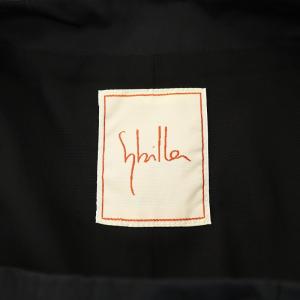 SYBILLA キュロット ワイドパンツ L 黒 ブラック GBLAT-15270 /AN11