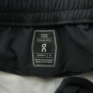 ON ジョガーパンツ イージー ウエストゴム ストレッチ 切替 ロゴ M グレー /BB