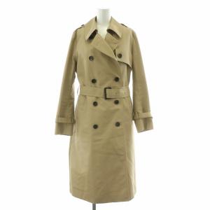 トレンチコート アウター ロング丈 ダブル ベルト 40 ベージュ /BB