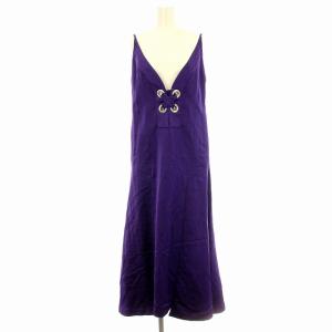 ✨極美品✨ UN3D. アンスリード ワンピース ティアード キャミソール 紫 UN3D.（アンスリード）の「ティアードキャミワンピース