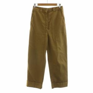 MADYA ワイドパンツ バギー ロールアップ 38 ブラウン 10Z176 /NQ