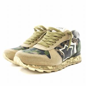 Atlantic Stars SAF-PR-LMMN SIRIUS スニーカー シューズ カモフラ 迷彩柄 41 カーキ 黒 ブラック